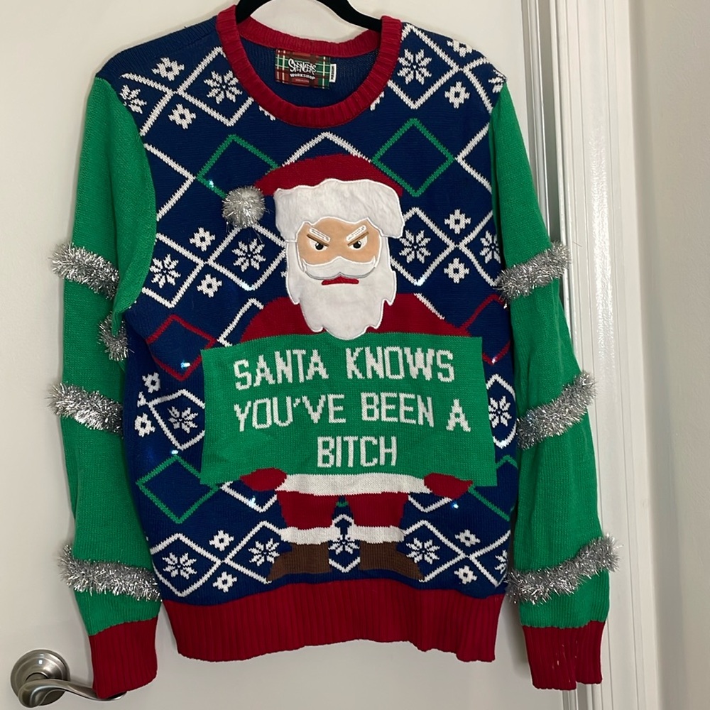 Light Up Ugly Christmas Sweater!